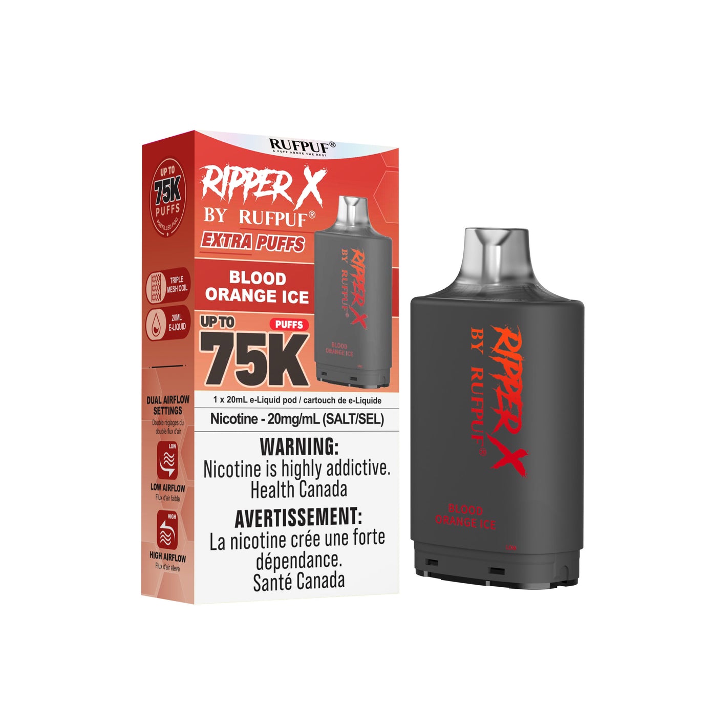 RIPPER X PODS 75K PUFFS (EXCISE AB)