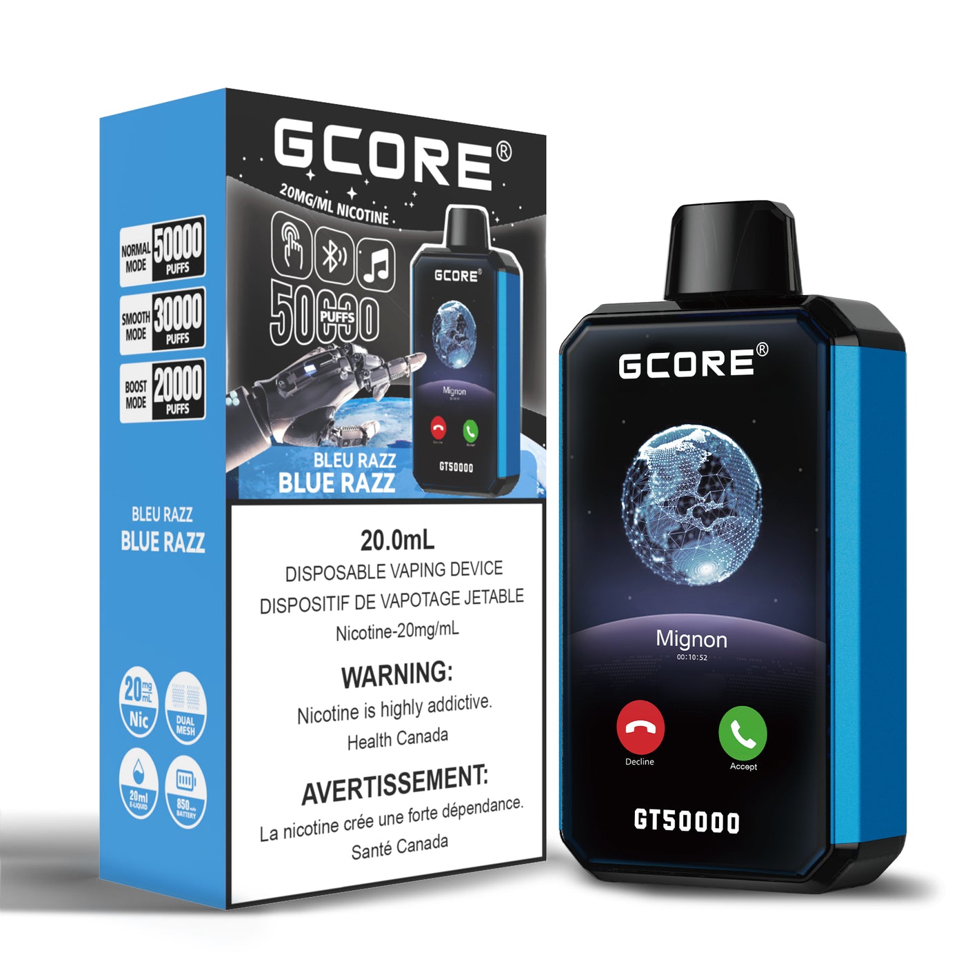 GCORE GT 50K PUFFS (EXCISE AB)