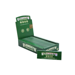 Elements Green Rolling Paper Single Wide