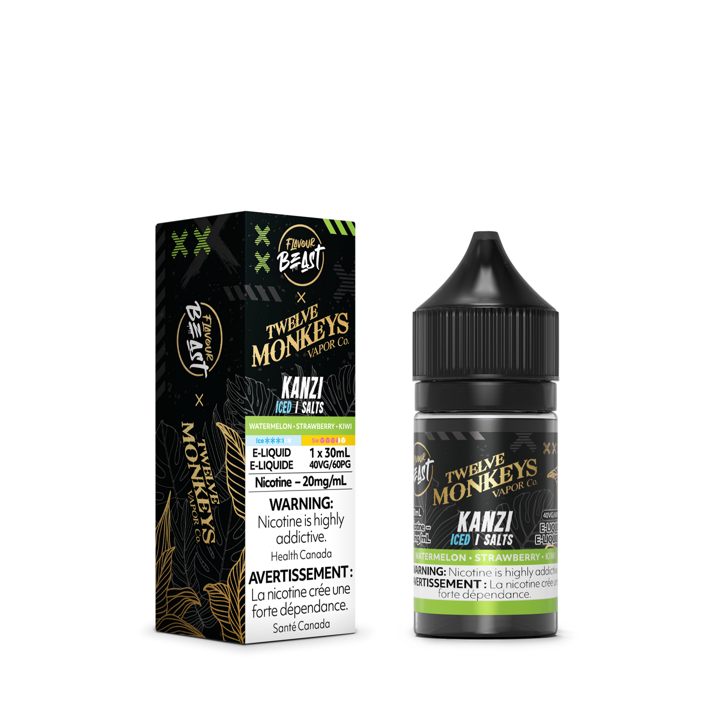 FLAVOUR BEAST SALT TWELVE MONKEYS 30ML (EXCISE AB)
