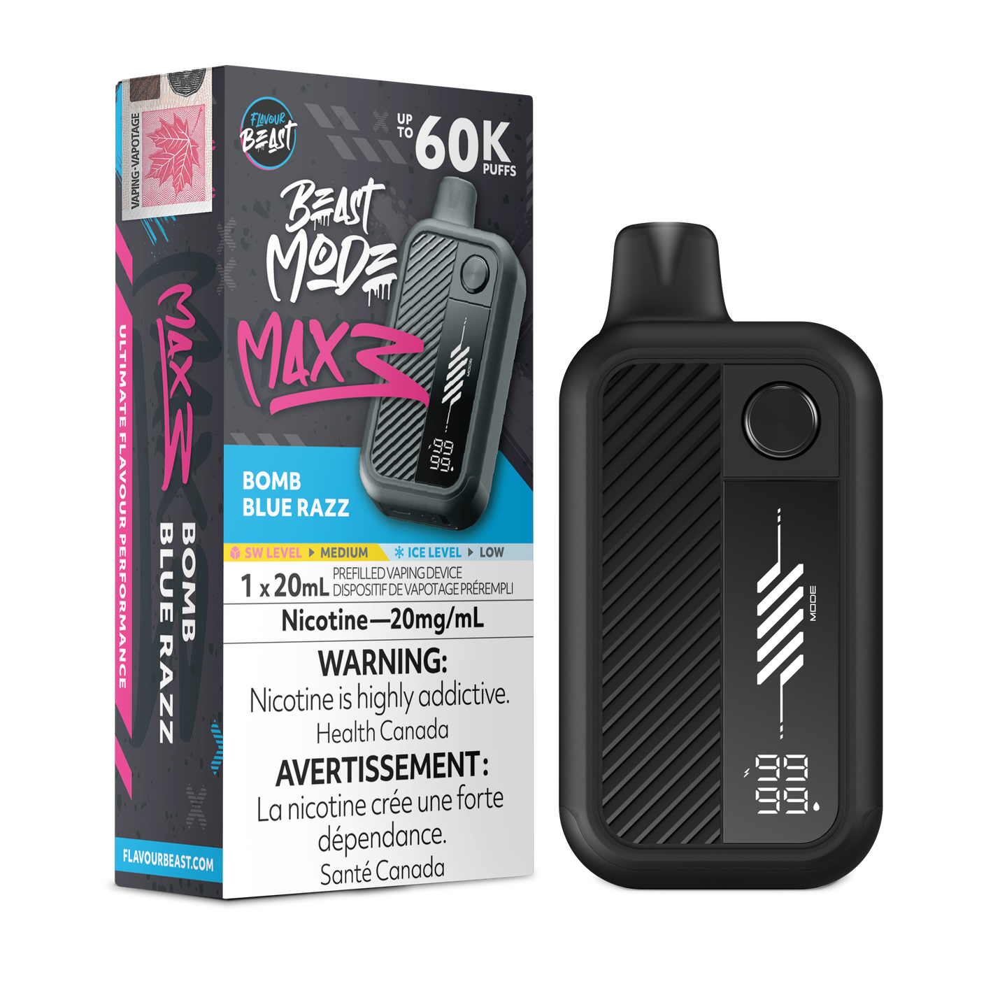 FLAVOUR BEAST MODE MAX 3 60K PUFFS (AB)
