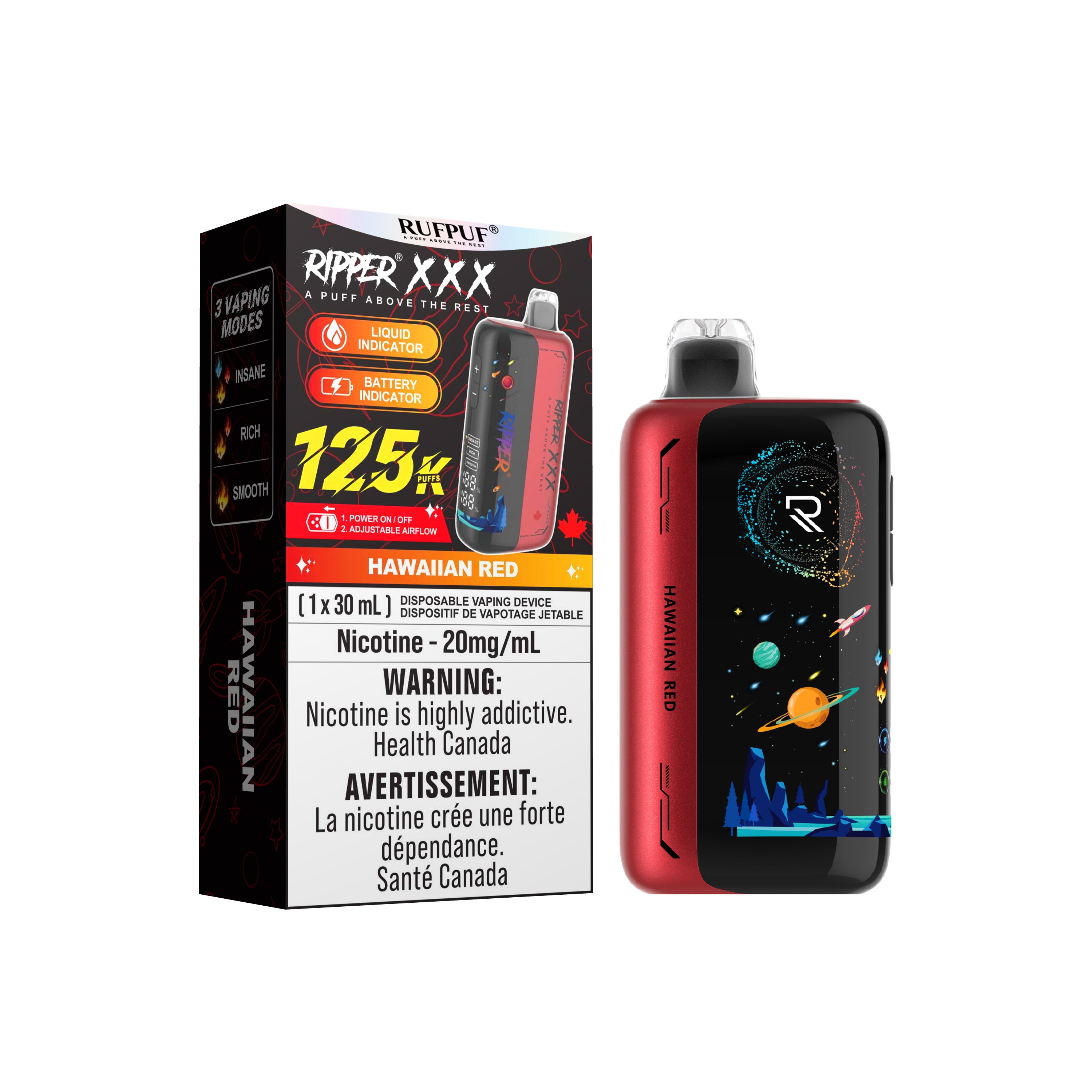 RIPPER XXX 125K PUFFS (EXCISE AB) RIPPER XXX 125K PUFFS (EXCISE AB)