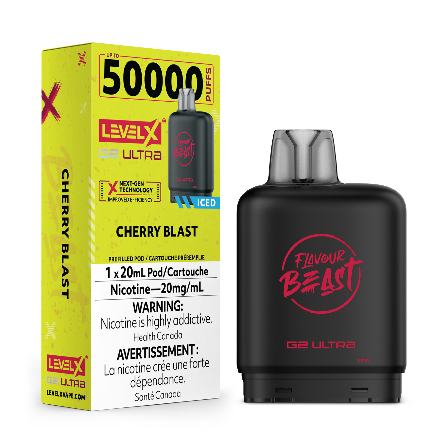 LEVEL X FLAVOUR BEAST G2 ULTRA 50K PUFFS EXCISE AB