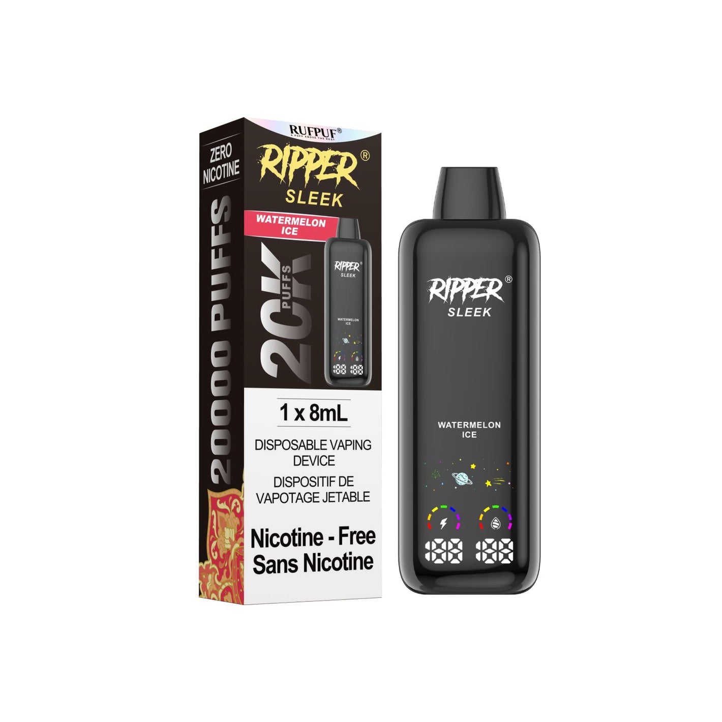 RIPPER SLEEK 20K PUFFS (ZERO NIC) (AB)